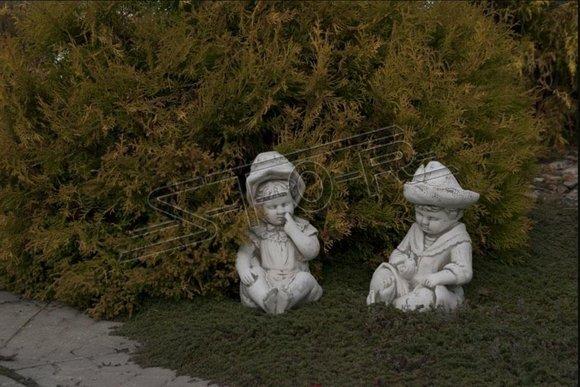 Baby Büste Skulptur Design Figur Statue Garten Figuren Statuen Skulpturen