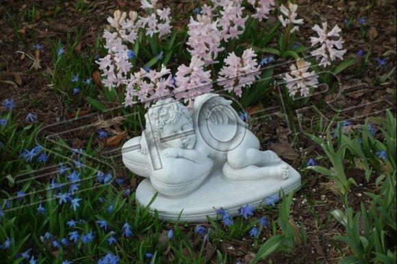 Grabengel Engel Schutzengel Grabschmuck Stein Dekoration Figur