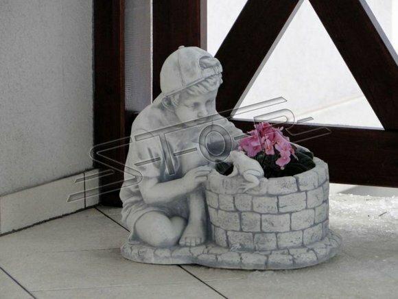 Blumenkübel Pflanz Kübel Dekoration Figur Blumentöpfe Garten Vasen