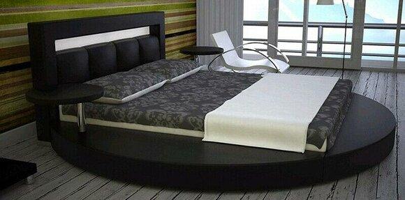 Rundes Bett Rund Design Betten Leder Doppel Luxus Hotel Gestell Schlaf