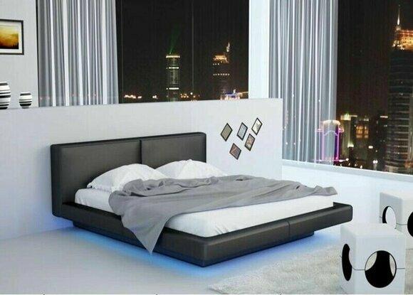 Design Bett Doppel Ehe Modernes Gestell Luxus Schlaf Zimmer Betten Leder