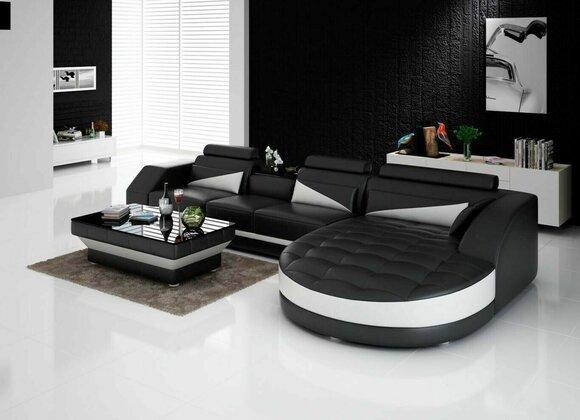 Ecksofa L-Form Wohnlandschaft Designer Sofa Couch Polster Sitz Garnitur