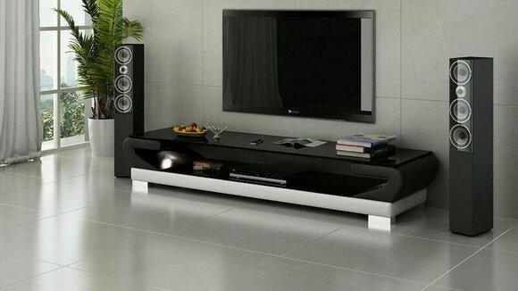 Fernseh Schrank Tisch Designer lowboard regal Sideboard rtv tv Leder Glas