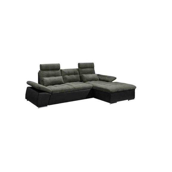 Ecksofa L-Form Sofa Wohnlandschaft Garnitur Polster Bettfunktion Design