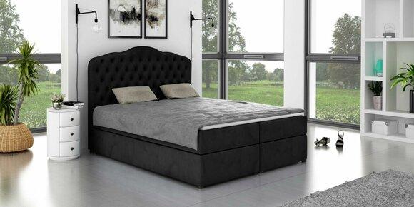 Designer Bett Chesterfield Hotel Betten Doppel Schlaf Zimmer Luxus 180x200