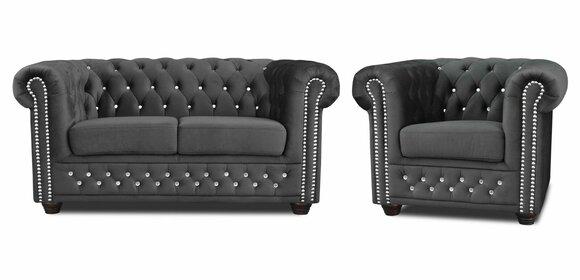 Sofagarnitur 2+1 Sitzer Sofa Sitz Couch Polster Garnitur Moderne Couchen Neu