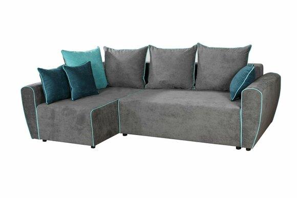 Big Sofa Couch Ecksofa Schlaf xxl Polster Eck Garnitur Stoff Wohnlandschaft Neu