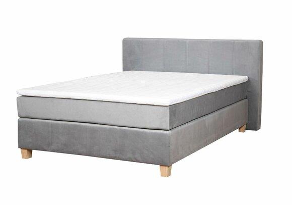 Boxspring Bett Kasten Funktion Hotel Doppel Komplett Set Topper Matratze