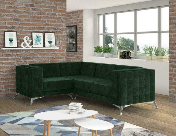 Ecksofa L Form Sofa Couch Design Couchen Polster Textil Modern Eck