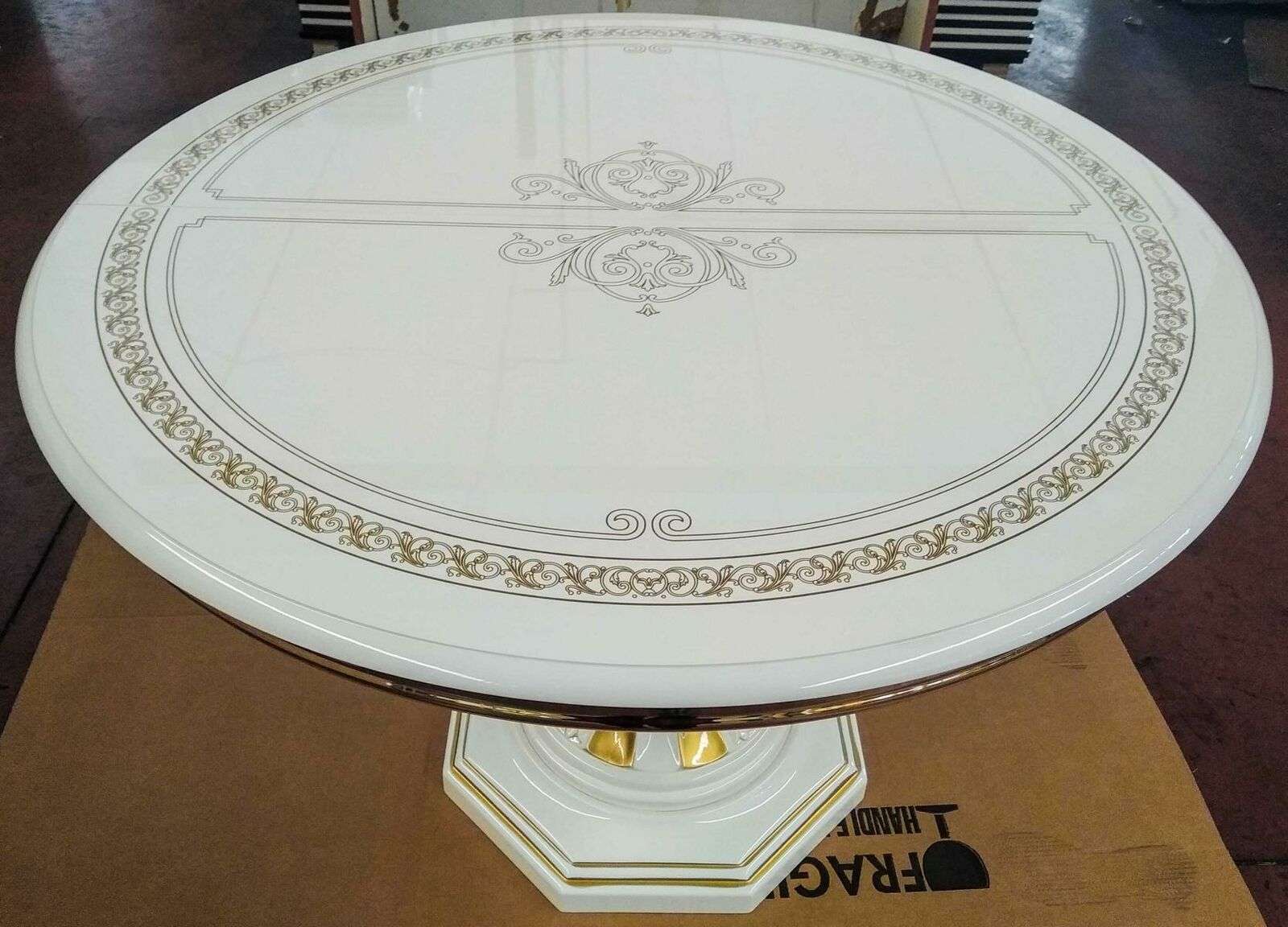 Design Esstisch Esszimmer Wohnzimmer Holz Hochglanz Tische Italienische