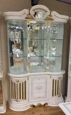 Vitrine Holz Schrank Klassische Vitrinen Holz Schränke Design Wohnzimmer