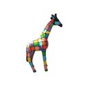 Moderne Figur Giraffe Kunststoff Skulptur Dekoration 50cm Deko Figuren