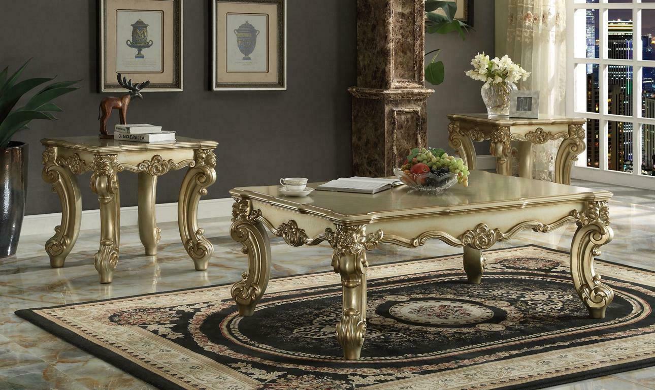 Edler Design Couchtisch Beistelltisch Sofa Wohnzimmer Tisch Barock Rokoko Neu