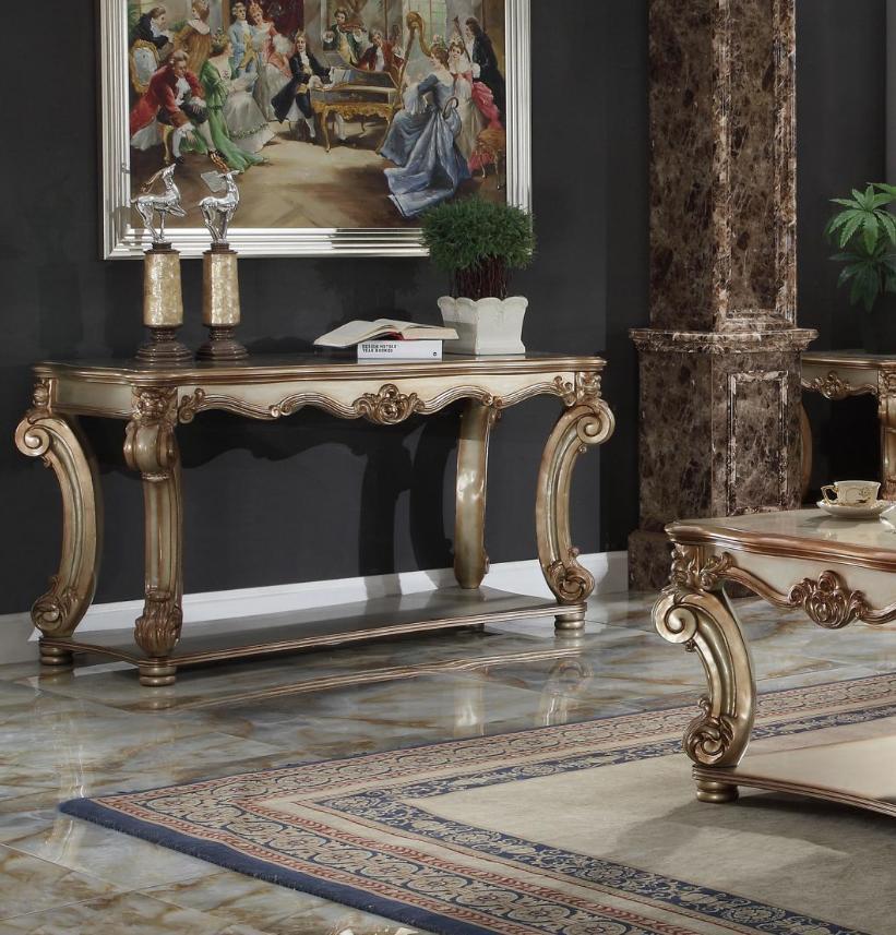 Barock Konsolentisch Anrichte Wandtisch Dielen Tisch Klassischer Holz