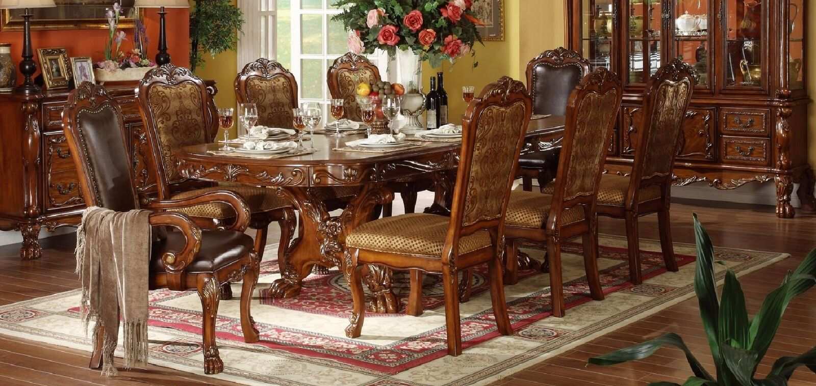 Königlicher Esstisch Tisch Tische Holztisch Klassischer Barock Rokoko