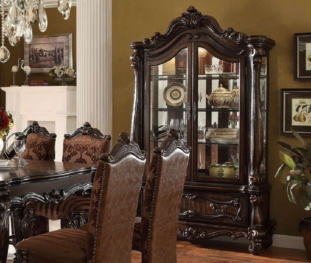 Vitrine Schrank Vitrinen Wohnzimmer Schau Schränke Design Barock Rokoko