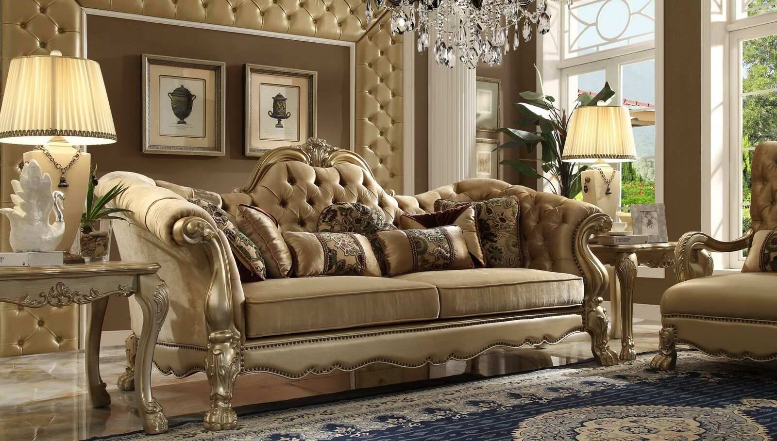 Klassischer 3 Sitzer Couch Sofa Couch Polster Sofas Couchen Barock