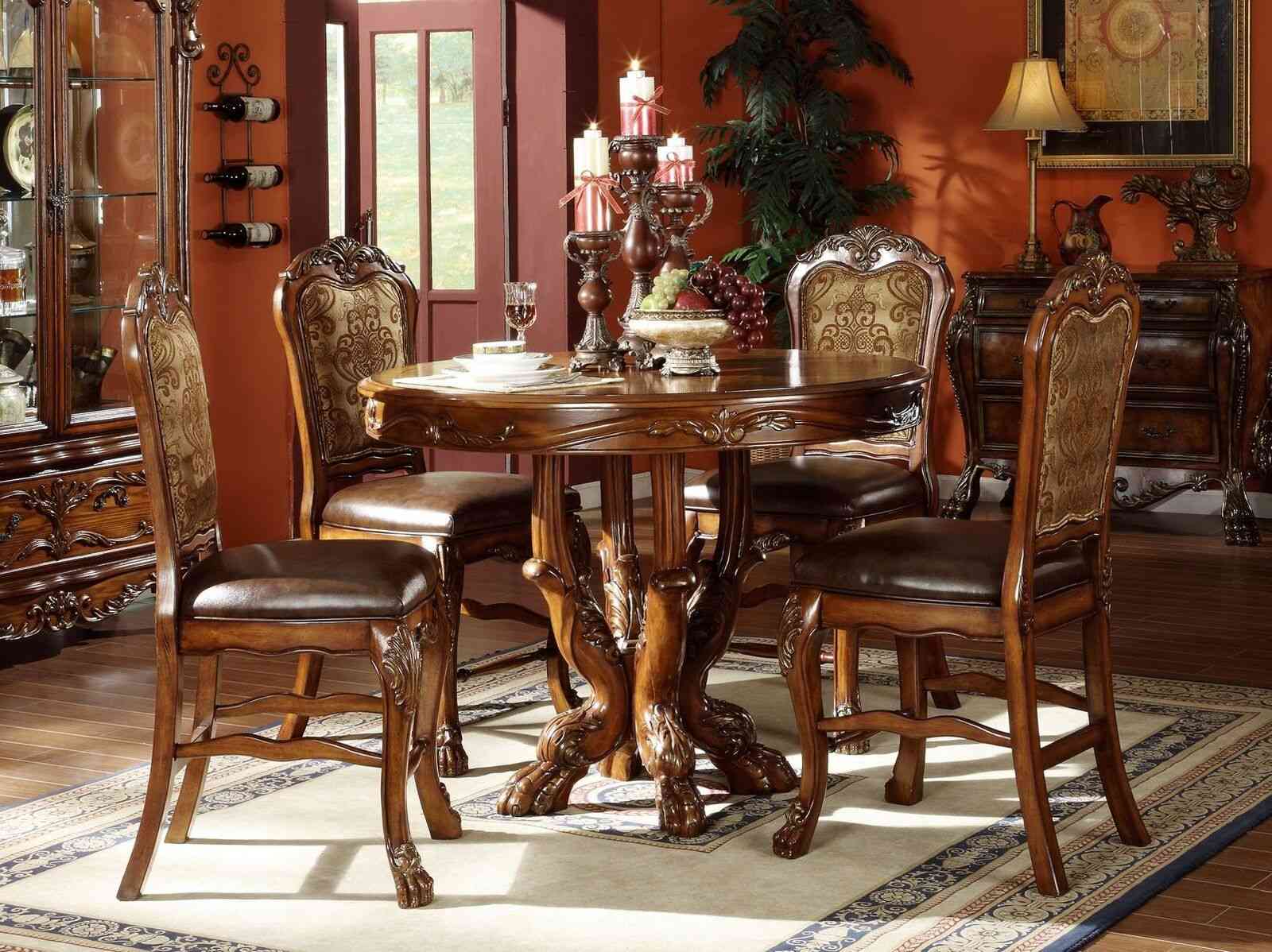 Esstisch Garnitur Stuhl Set 4 Stühle Tisch Esstische Tische Esszimmer Set