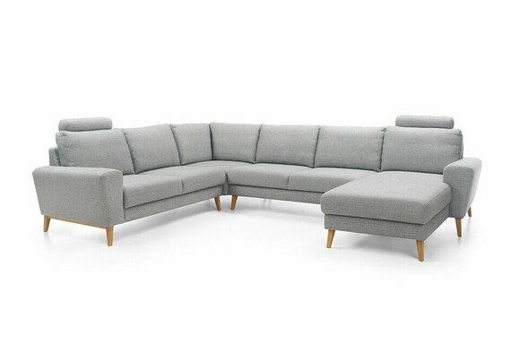 Ecksofa U-form Schlaffunktion Wohnlandschaft Sofa Couch Sofas Couchen