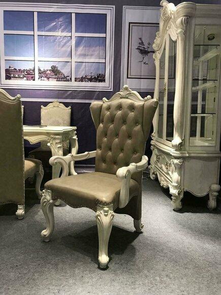 Stuhl Thron Sessel Set Esszimmer Designer Holz Antik Stil Barock Rokoko
