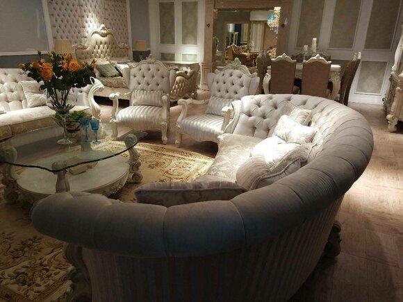 Komplett Set Sofagarnitur Sitz Polster Garnitur Design Wohnlandschaft Couch