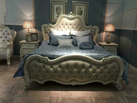 Design Bett Doppel Luxus Schlaf Zimmer Betten Leder Hotel 180x200cm