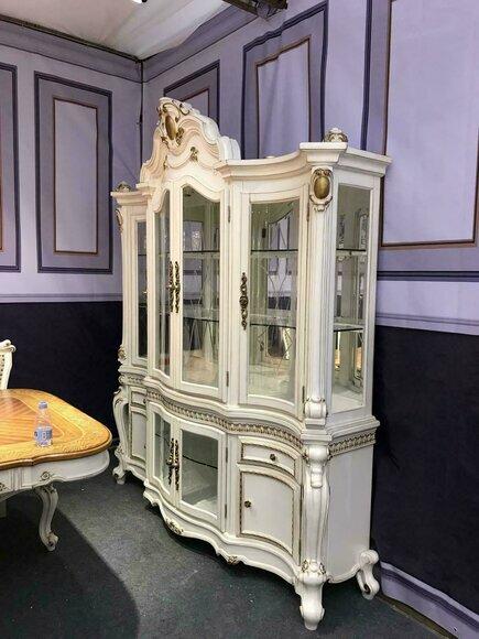 Vitrine Schrank Vitrinen Wohnzimmer Schau Schränke Design Barock Rokoko
