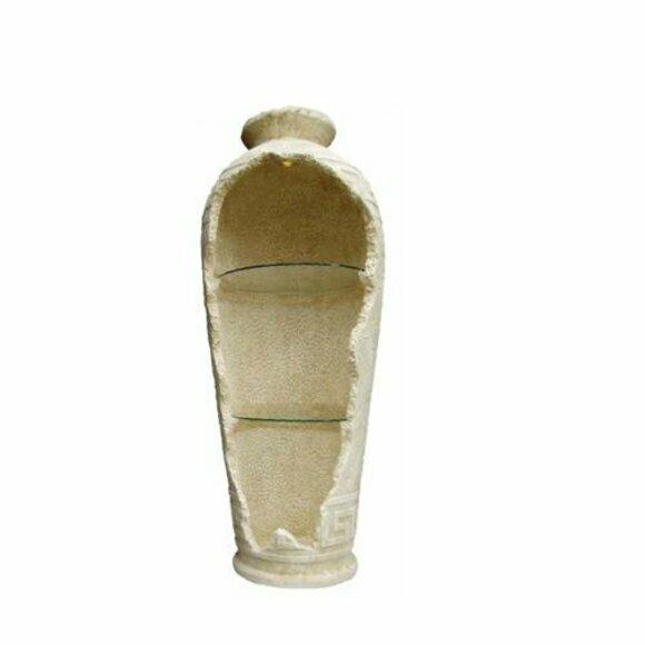 Halbe Vase Regal Beleuchtet 152cm Skulptur Vasen Figur Antik Stil (C56)