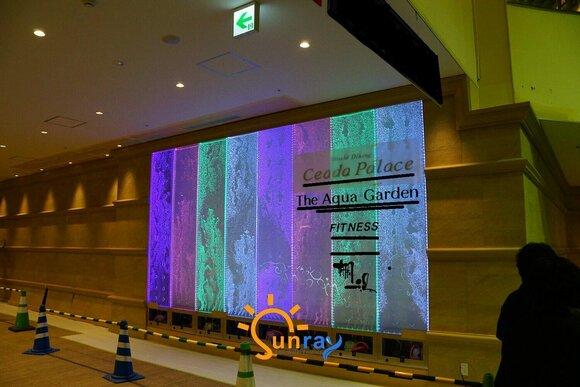 Wandpaneel LED Wasserwand Wasser Wände Wasser Blasen Wand