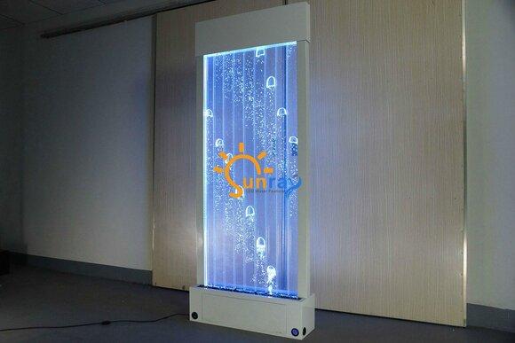 Trennwand Regal Schrank Wasserwand Säule Wände Waterwall LED