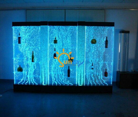 LED Regal Bar Wasser Wand Säule Beleuchtete Wasserwände Bar Theke