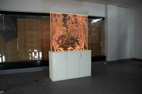 Trennwand Regal Schrank Wasserwand Säule Wände Waterwall LED