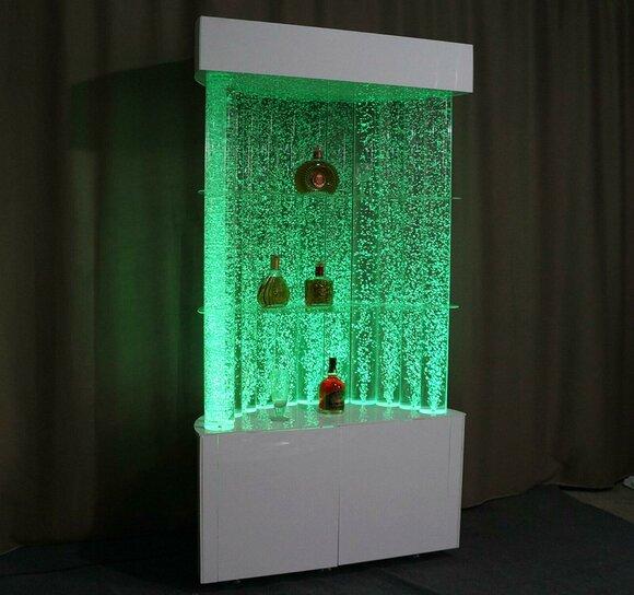 LED Regal Bar Wasser Wand Säule Beleuchtete Wasserwände Bar Theke