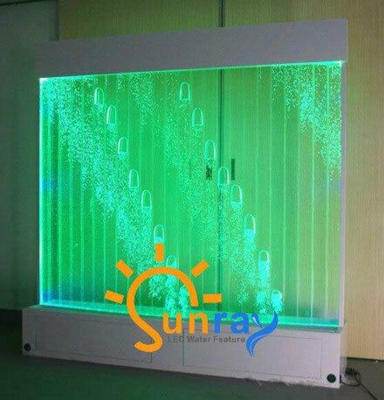 Moderne Trennwand Wasser Wände LED Wasserwand Beleuchtete Wand