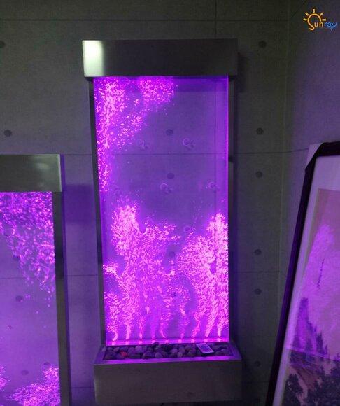 Trennwand Regal Schrank Wasserwand Säule Wände Waterwall LED
