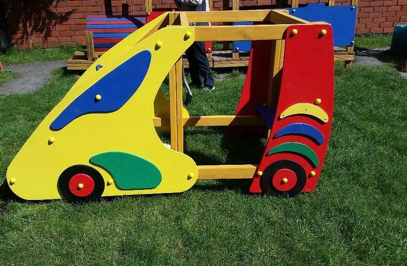 Spielplatz Auto Kinder Fahrzeug Spielplätze Made in EU Fahrzeug Holz