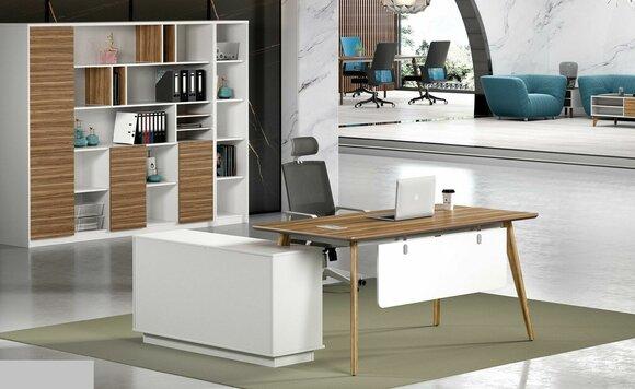 Bürotisch Schreibtisch schreibtisch Arbeitstisch Firma Möbel Eckschreibtisch
