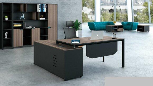 Schreibtisch mit Regal Home Office Büroeinrichtung Möbel Schreibtisch