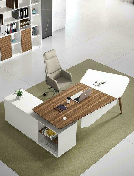 Bürotisch Schreibtisch schreibtische Arbeitstisch Firma Möbel Regal