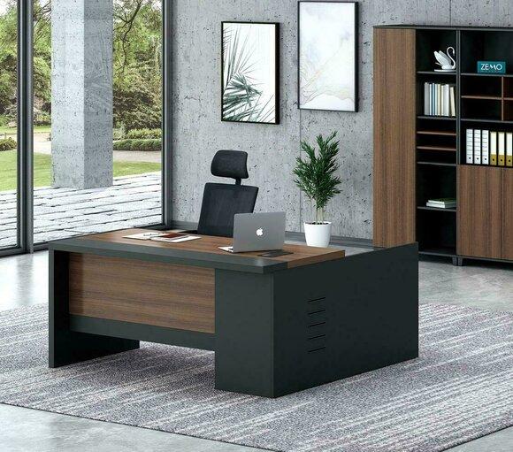 Eckschreibtisch Home Office Tisch groß Chef Tische Schreibtisch Möbel