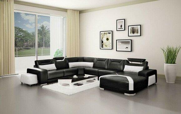 Wohnlandschaft U Form Sofa Eckgarnitur Eckcouch Ecksofa Couch Garnitur