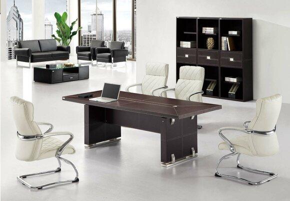 Moderner Büro Konferenztisch Tische Holz Design Möbel Besprechungs