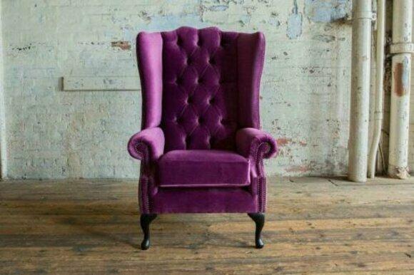 Chesterfield Polstersofas Klassische Ohrensessel 1 Sitzer der Premium-Klasse