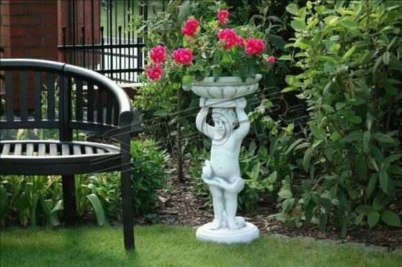 Blumenkübel Pflanz Kübel Dekoration Figur Blumentöpfe Garten Vasen