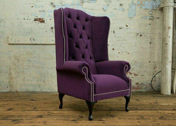 Chesterfield Design Sofa Sessel Couch Polster Luxus Textil Couchen