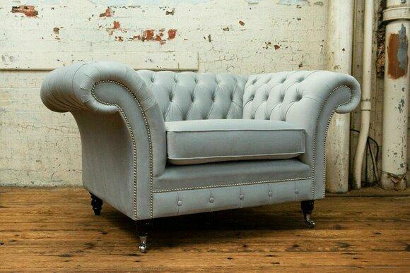 Design Sessel Textil Luxus Fernseh Couch 1,5 Sitzer Sofa Relax Lounge