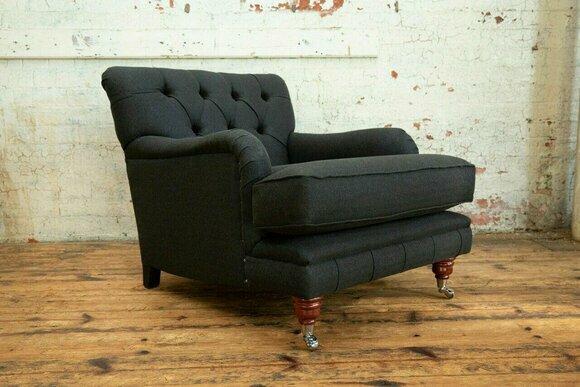 Design Sessel Textil Luxus Fernseh Couch 1 Sitzer Sofa Relax Lounge Club