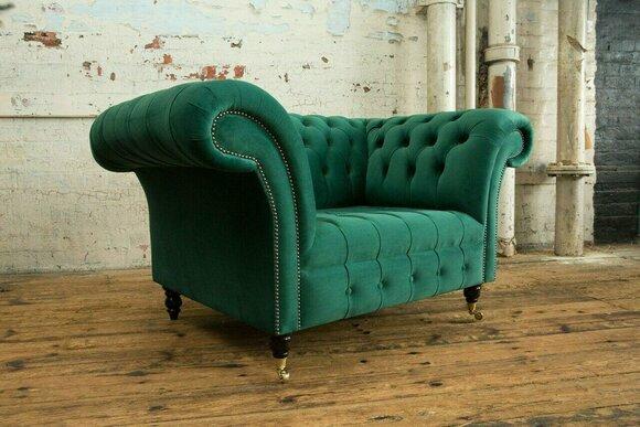 Sofa 1,5 Sitzer Wohnlandschaft Sofas Couch Polster Garnitur Stoff Leder