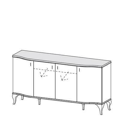 Kommode Hoch Schrank Side Low Board Kommoden Designer Edel Luxus