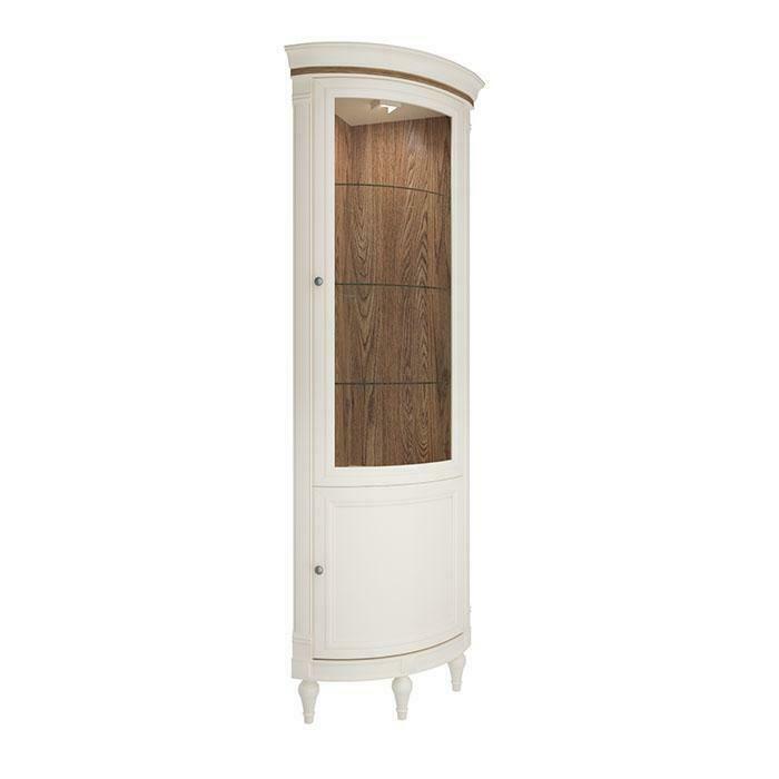 Eck Vitrine Vitrine Schrank Vitrinen Wohnzimmer Schau Schränke Design